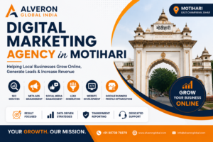 Digital Marketing Agency in Motihari - Alveron Global India providing SEO, Meta Ads, Social Media Management and Lead Generation Services